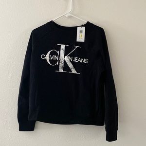 Black Calvin Klein Jeans Crewneck